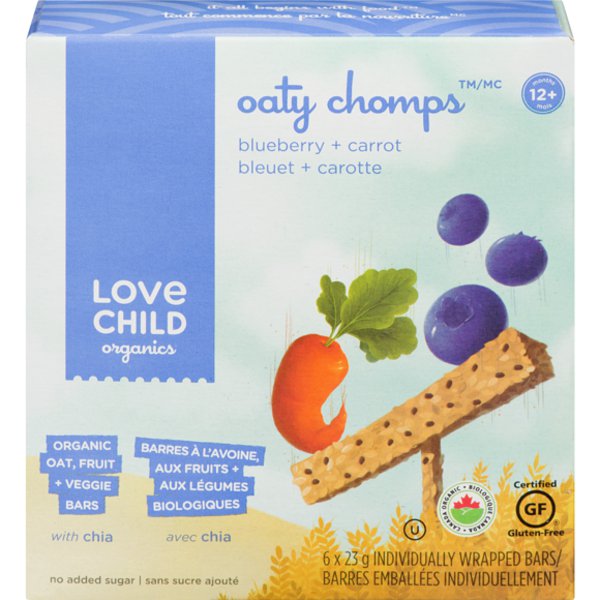 Love Child Organics Blueberry & Carrot Oaty Chomps