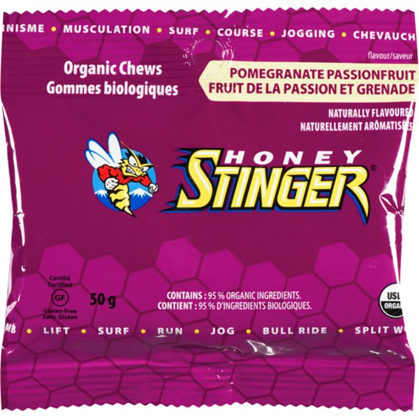 Honey Stinger Organic Pomegranate Passion Fruit Energy Chews