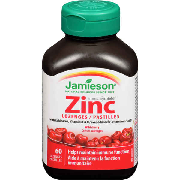 Jamieson Wild Cherry Flavor Zinc Lozenges