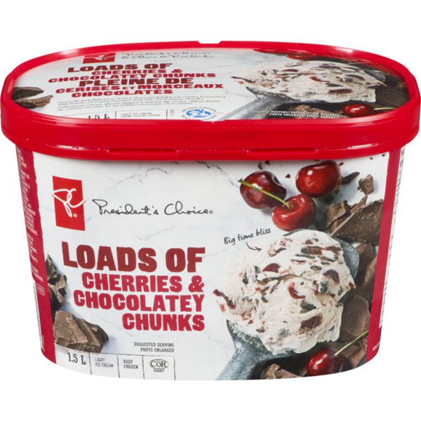 Presidents Choice Loads Of Cherry and Chocolatey chunks