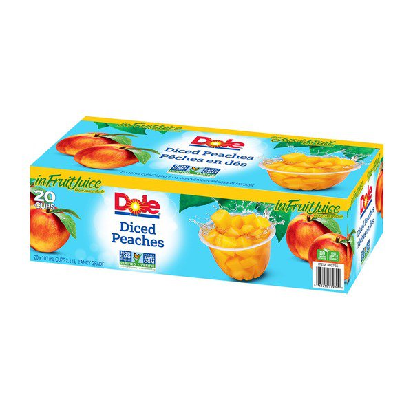 Dole Diced Peaches Cups