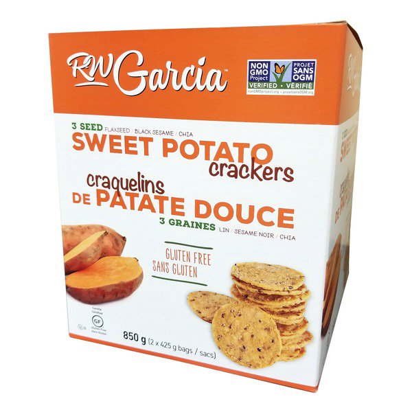 RW Garcia 3 Seed Sweet Potato Crackers – Coastal Connection