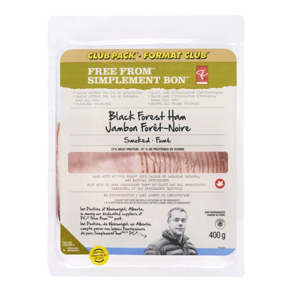 President's Choice Free From Smoked Black Forest Ham Cp