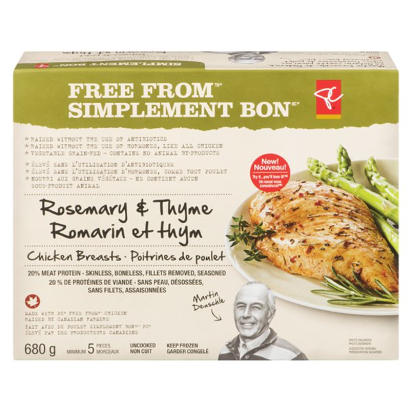 Presidents Choice Ff Rosemary & Thyme Chicken Breast
