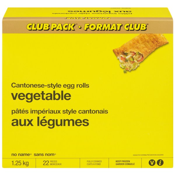 No Name Cantonese Vegetable Egg Rolls Cp