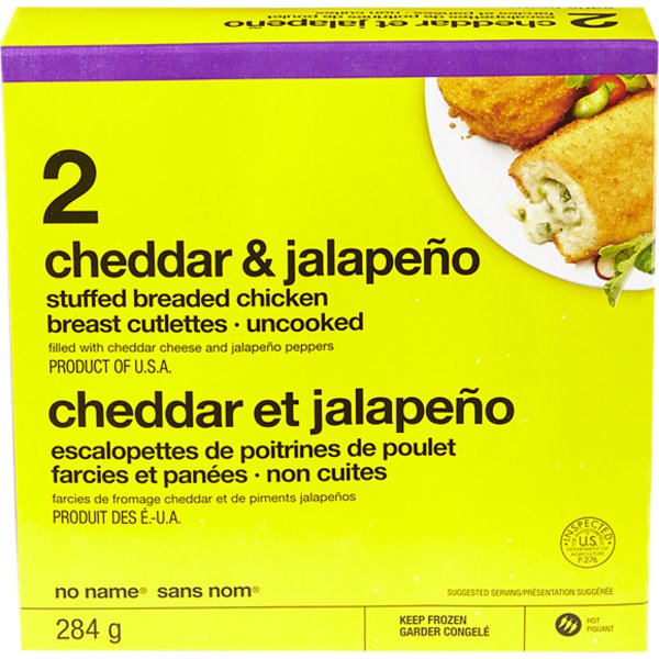 No Name Jalapeno & Cheese Stuffed Chicken