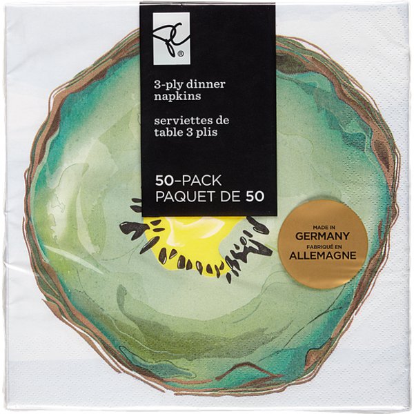 Presidents Choice Regular Watercolor Stripes Dinner Napkin