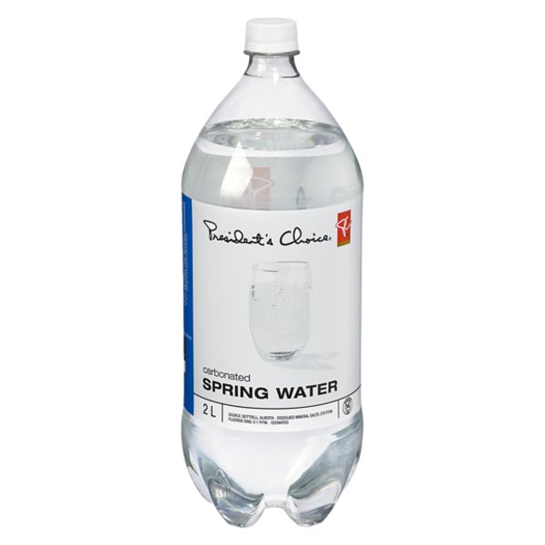 Presidents Choice Carbonated Spring Water