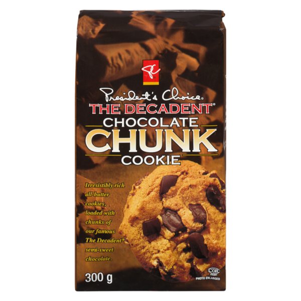 Presidents Choice Decadent Chocolate Chunk Cookie
