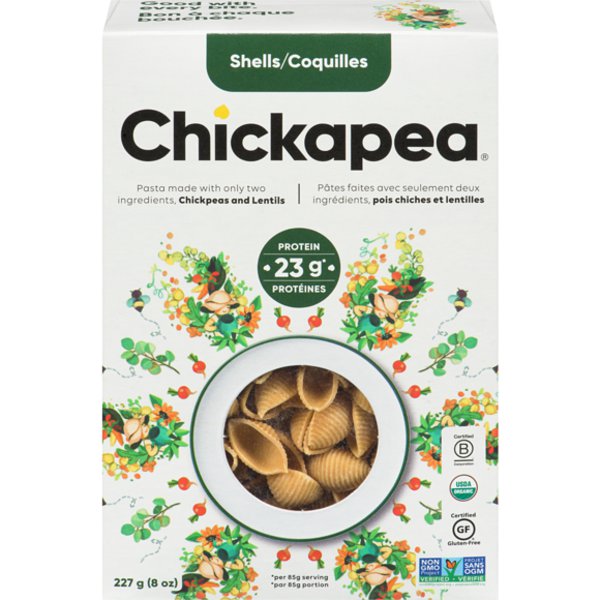 Chickapea Organic Shells Pasta