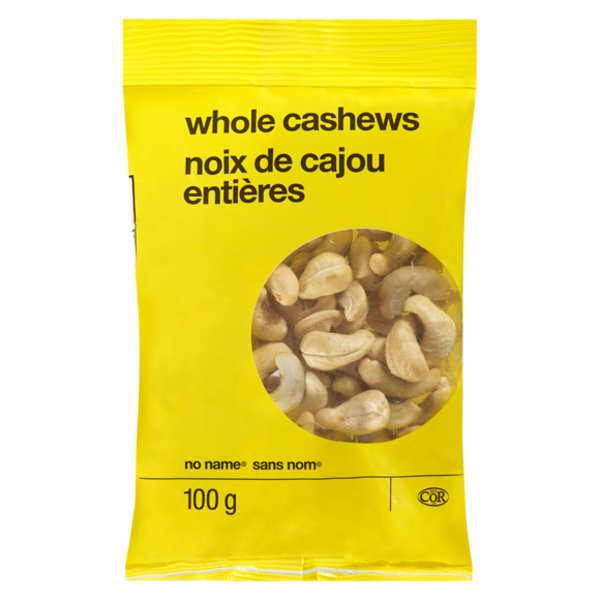 No Name Cashews Whole Raw