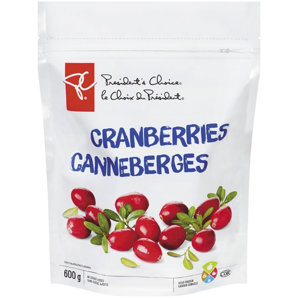 Presidents Choice Cranberries