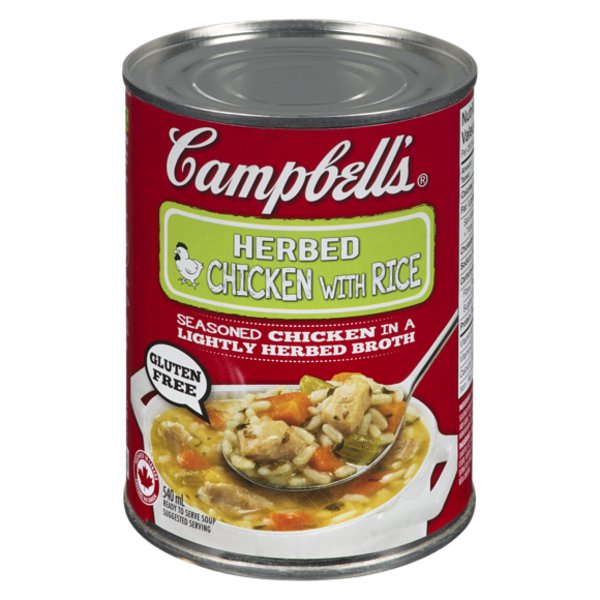 Campbell's Gluten Free Ready to Serve Herbed Chicken With Rice Soup