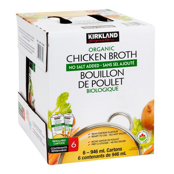 Kirkland Signature Organic Chicken Broth