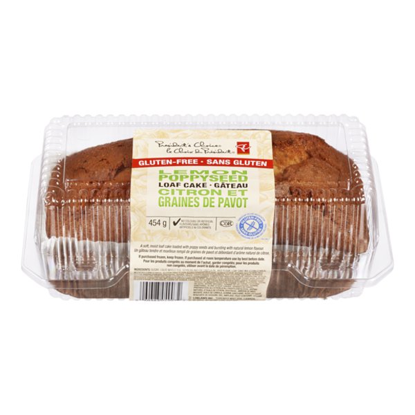 Presidents Choice Gluten Free Lemon Poppy Seed Loaf
