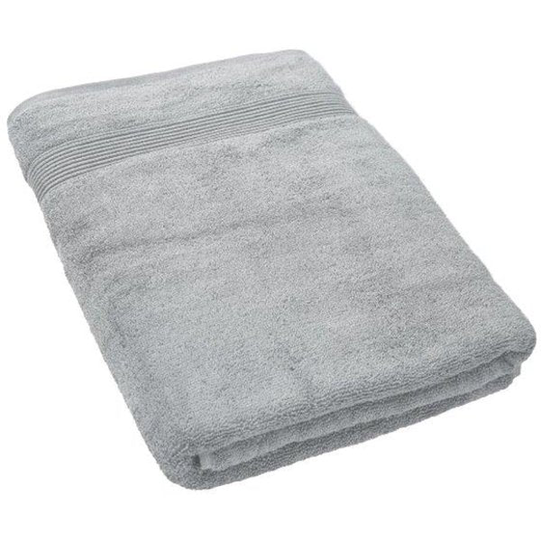 PC Organics Icy Grey Cotton Bath Sheet