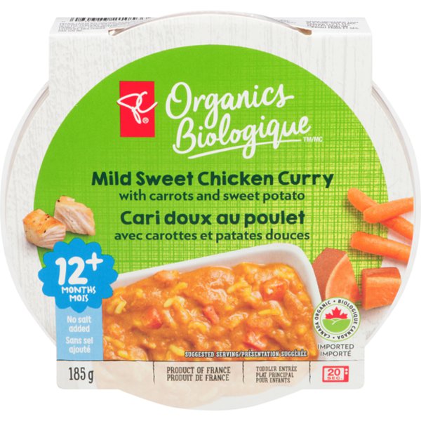 PC Organics Entree Sweet Chicken Curry