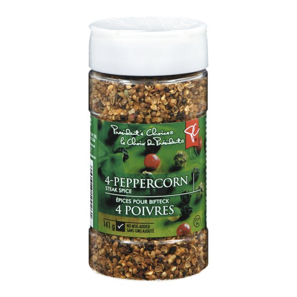 Presidents Choice 4 Peppercorn Steak Spice Seasoning