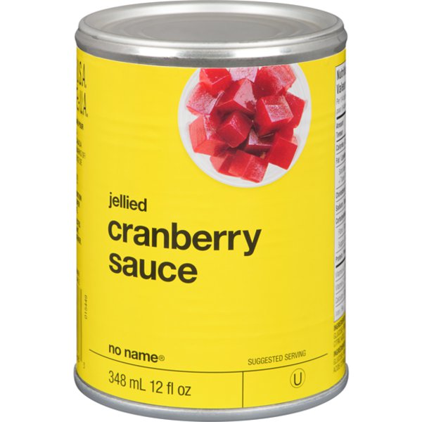 No Name Jellied Cranberry Sauce