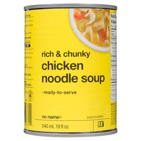 No Name Chunky Chicken Noodle Soup