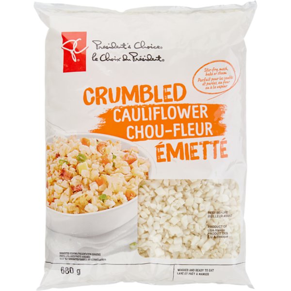 Presidents Choice Crumbled Cauliflower