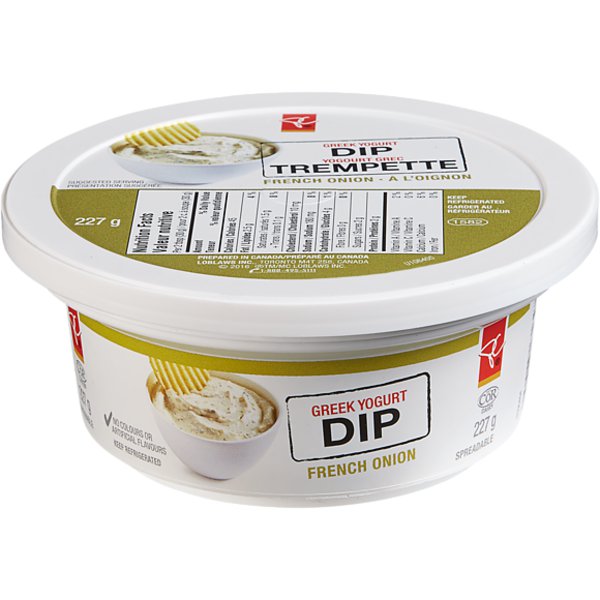President's Choice Regular French Onion Greek Yogurt Dip