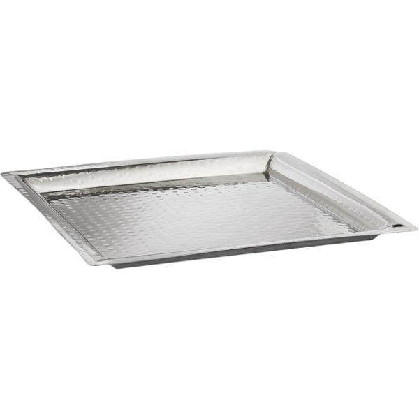 Presidents Choice Hammered Metal Square Tray