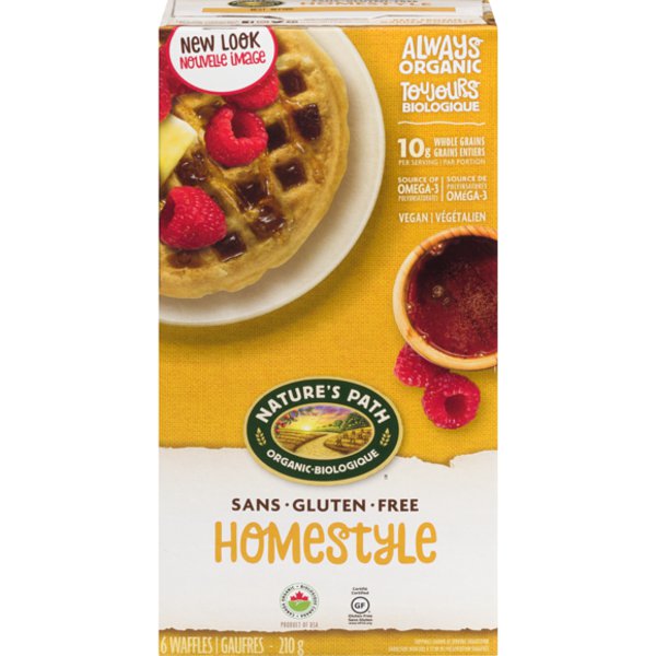 Natures Path Organic Homestyle Waffles
