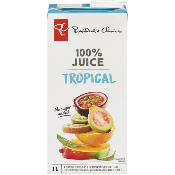 President's Choice 100 % Tropical Blend Juice