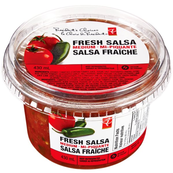 President's Choice Medium Size Fresh Salsa