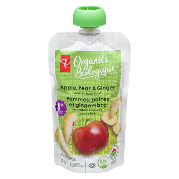 Presidents Choice Apple Pear & Ginger Pouch