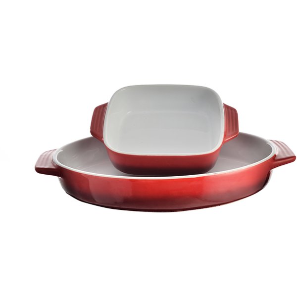Presidents Choice Red Square Oblong Set