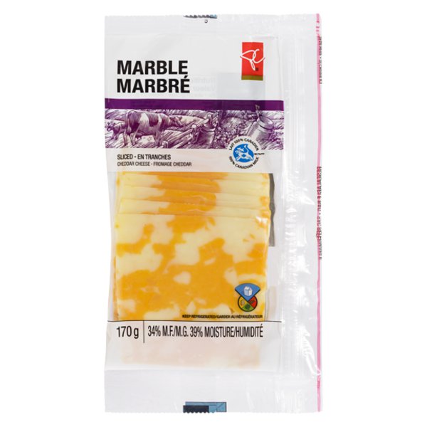 Presidents Choice Prepack Marble Slice