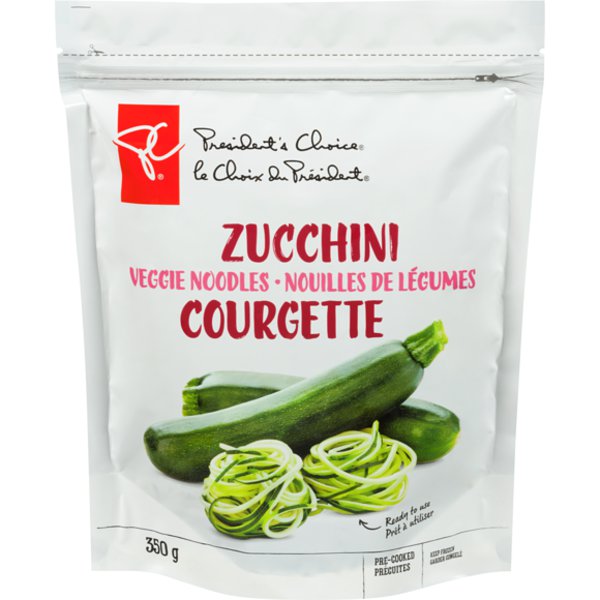 Presidents Choice Frozen Vegetable Zucchini Spirals