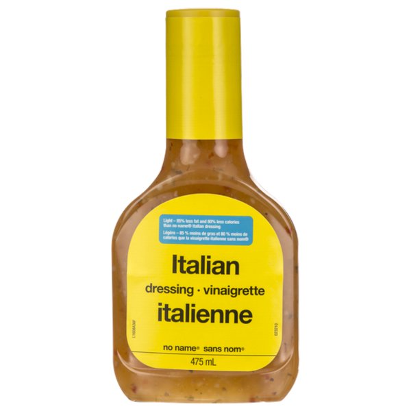 No Name Light Italian Dressing