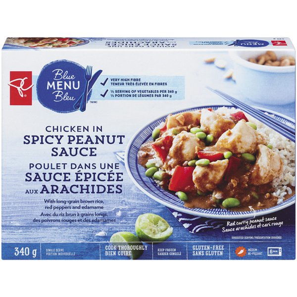 President's Choice Blue Menu Chicken in Spicy Peanut Sauce