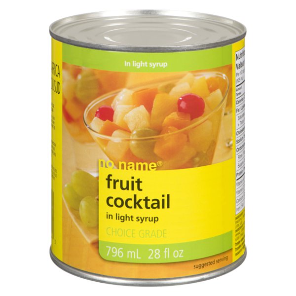 No Name Fruit Cocktail Light Syrup