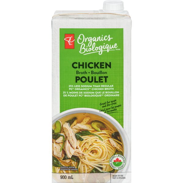 PC Organics Organic Chicken Broth Reduced Sodium