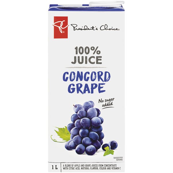 President's Choice 100% Concord Grape Juice