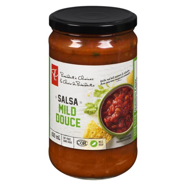 President's Choice Regular Fat Free Mild Salsa