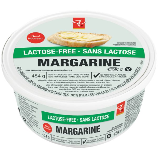Presidents Choice Lactose Free Margarine