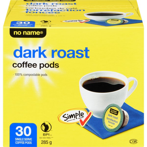 No Name Dark Roast Coffee Pods