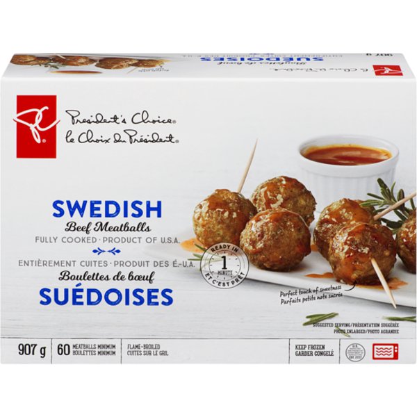 Presidents Choice Swedish Meatballs