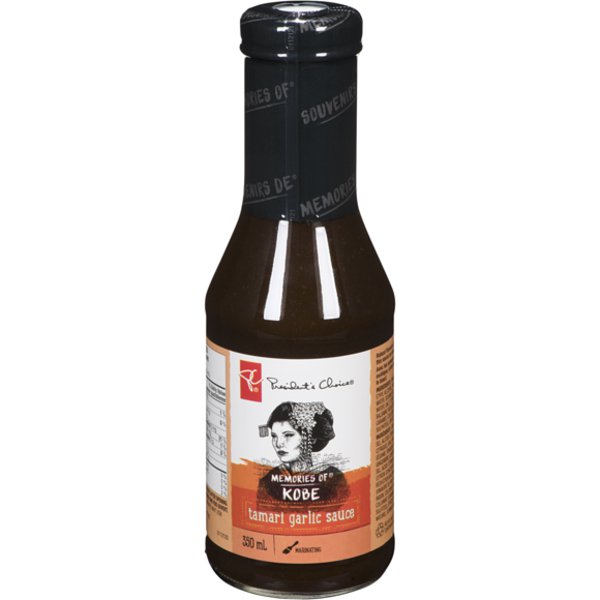 President's Choice Regular Memories Of Kobe Tamarin Garlic Sauce