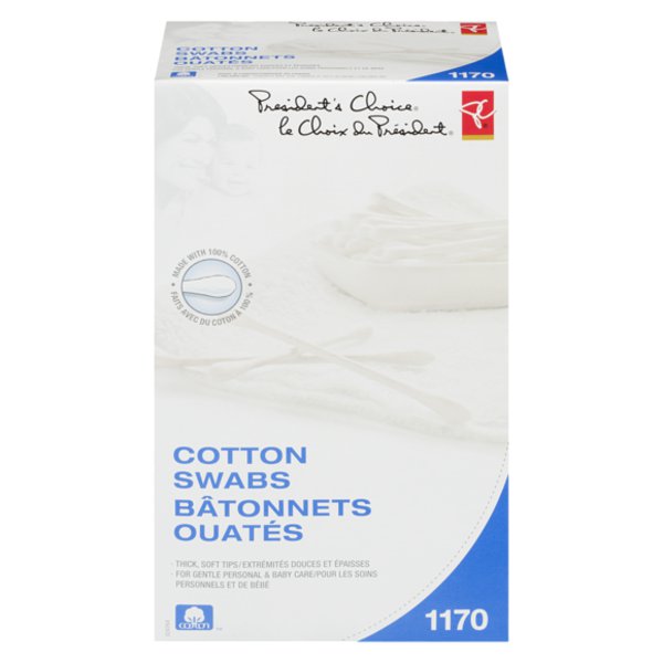 Presidents Choice Cotton Swabs Club Pack