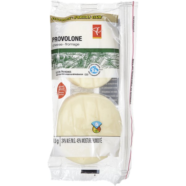 Presidents Choice Provolone Cp Slice Per pack