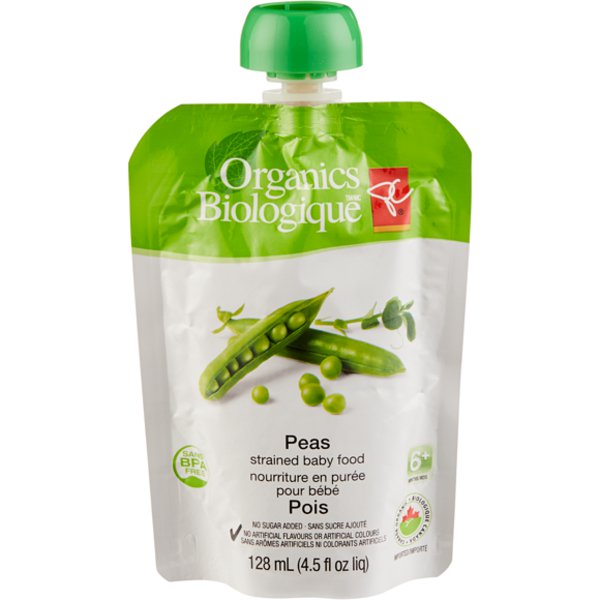 Pc Organics 6+ Months Baby Food Peas
