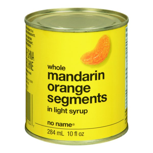 No Name Mandarin Orange In Light Syrup