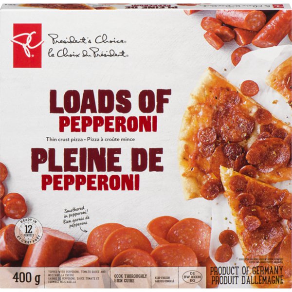 President's Choice Loads of Pepperoni Pizza