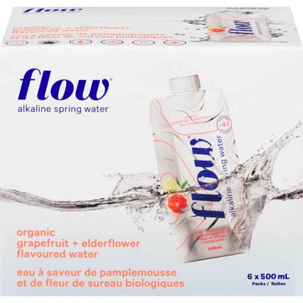 Flow Organic Gluten Free Elderflower Water